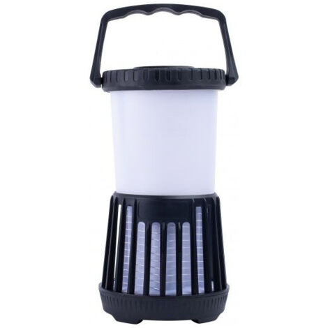 Lanterne Camping Anti-insectes Abs Noir H 22 Cm Diam. 11,8 Cm (1/4)