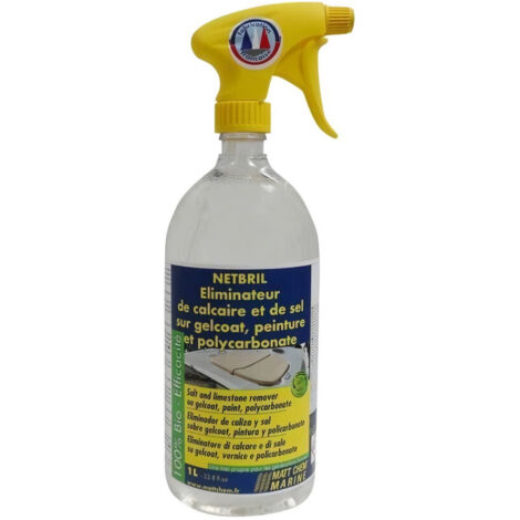 Eliminateur de calcaire et de sel sur gelcoat, peinture et polycarbonate - MATT CHEM - 1 l (1/2)