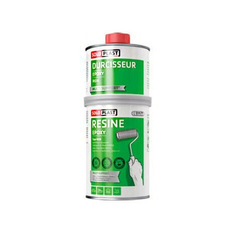Résine Epoxy R123 avec durcisseur - SOLOPLAST - 250 g