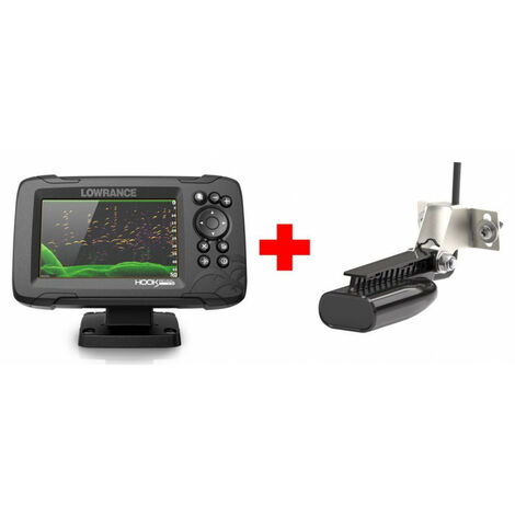 Sondeur GPS LOWRANCE HOOK REVEAL 5 + sonde HDI 83/200/455/800 kHz -