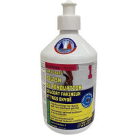 Polish gelcoat farineux HARD GRADE – Rénovation gelcoat avec silice – Pour polissage à l'aide d'une lustreuse orbitale – Matt Chem
