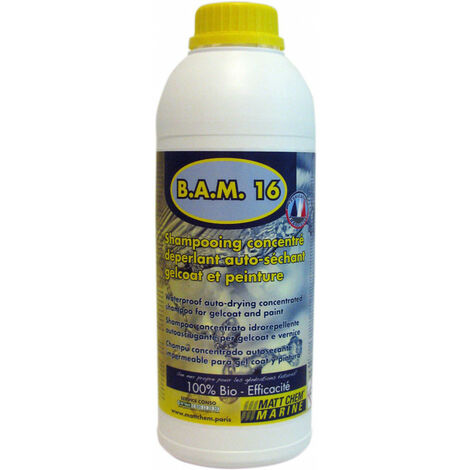 Shampooing concentré déperlant auto-séchant gelcoat et peinture - MATT CHEM - 1 kg