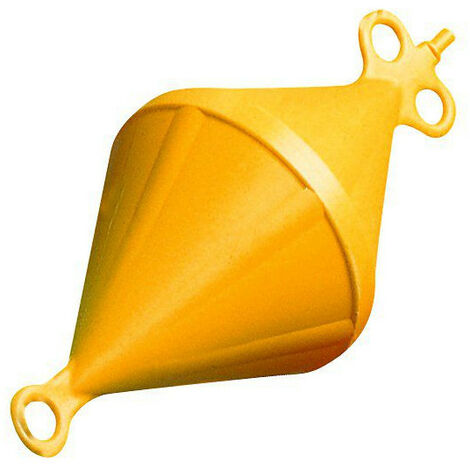 Bouée de corps-mort biconique Jaune - NUOVA RADE - jaune - 54 cm