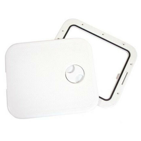 Trappe de visite détachable 250 x 300 mm – Plastique résistant aux UV – Surface antidérapante – Accès facile pour câbles et réservoirs
