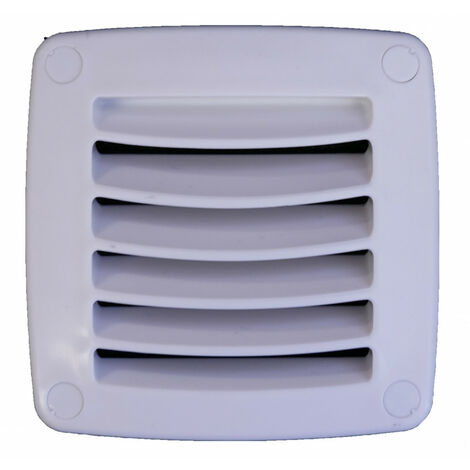 Grille d'aération EVO - blanc - 92 x 92 mm (1/4)