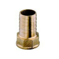 Raccord laiton cannelé femelle-mâle - 1"1/4 diam 35