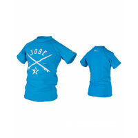 Tee Shirt rashguard garçon bleu - JOBE - bleu - 4xs/3xs