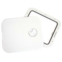 Trappe de visite détachable 250 x 300 mm – Plastique résistant aux UV – Surface antidérapante – Accès facile pour câbles et réservoirs