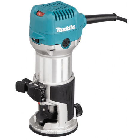 Makita – Défonceuse à vitesse variable 710W Ø6/8mm – Vitesse 10 000-34 000 tr/min – Pour bois dur et stratifié – RT0702C