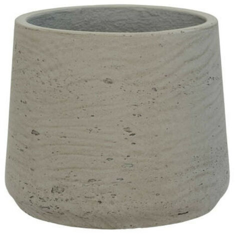 Pot Patt XL Gris Effet béton 20cm (1/2)