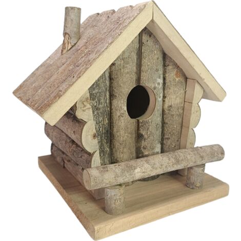 Nichoir en bois style chalet
