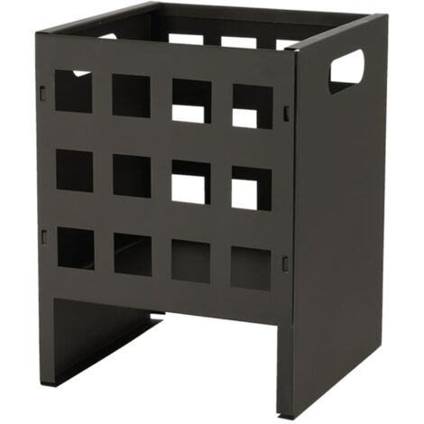 Brasero Carré en Métal Design Intemporel et Performant