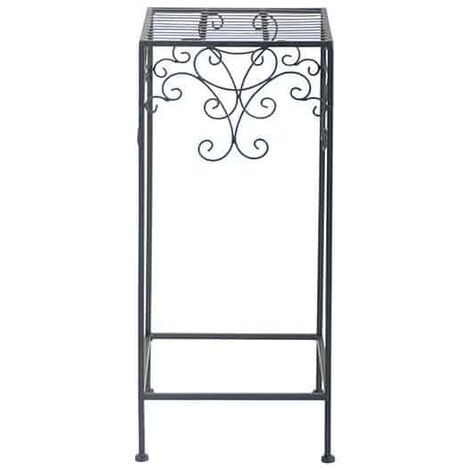 Guéridon en fer forcé 50 cm. Argent. Marque : Esschert Design. Réf. : BPH96 (1/2)