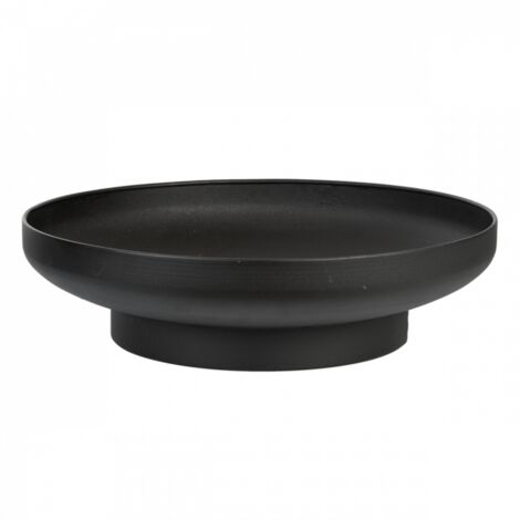Esschert Design – Boule à feu sur pied en fer – Dimensions D 58,5 x H 15,7 cm – Design minimaliste pour soirées d'été – Léger et facile à transporter (1/5)