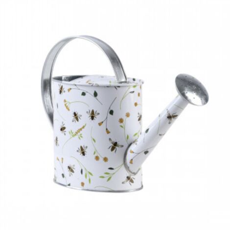 Esschert Design – Arrosoir abeille 1,95L en acier galvanisé – Dimensions L 32,2 x P 11,3 x H 23 cm – Grande ouverture de remplissage