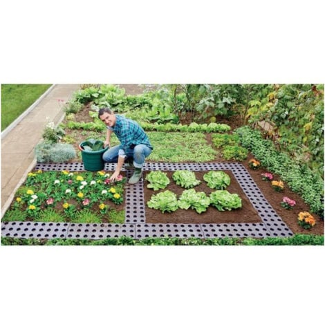 Set de 4 dalles pour potager Maxi 70 cm