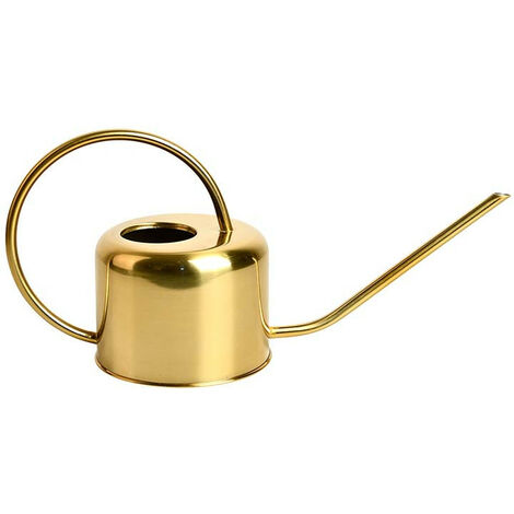 Mini arrosoir doré en zinc 36cm (1/4)