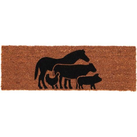 Paillasson Animaux de la ferme 75x25cm (1/4)