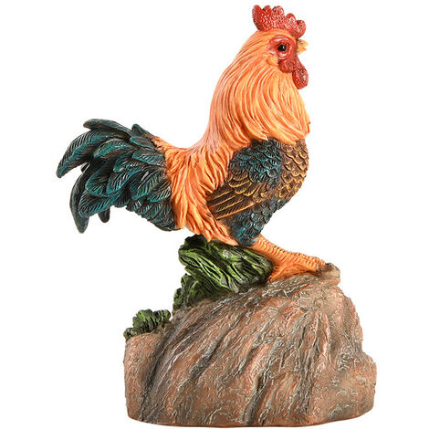Coq chantant 11cm Décoration résine (1/5)