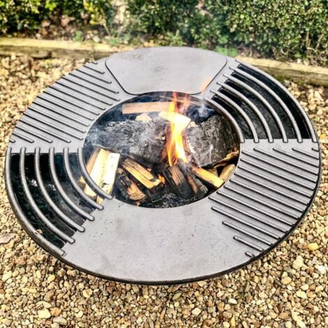 Grille Plaque en fonte BBQ Brasero