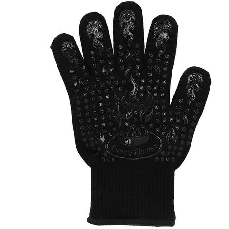 Gant barbecue noir pour cuisine (1/3)