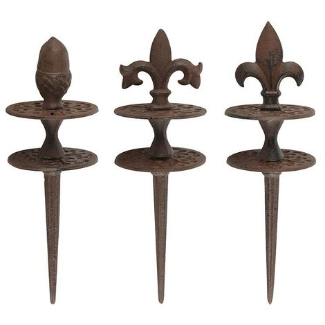 Guide tuyau en fonte - Modèle aléatoire - H 31,6 cm - Livraison gratuite