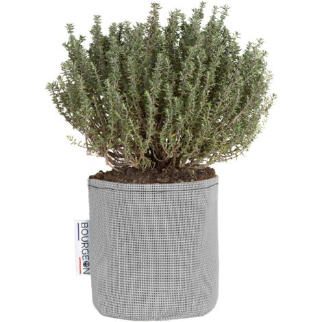 Sac à plantation respirant 12 cm Gris (1/5)