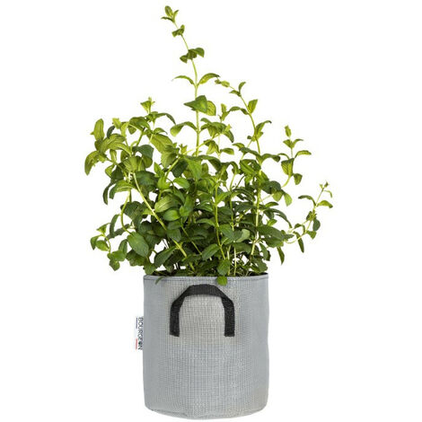 Sac à plantation respirant 20 cm Gris (1/5)
