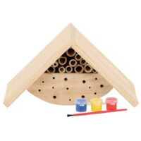 Hôtel à insectes à peindre pour enfants