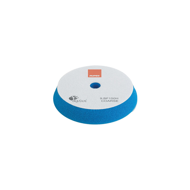 2 Stück Rupes Bigfoot Blaue Woll Pads Grob/Coarse 130/150mm für Mille LK900