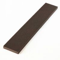 Lame de finition composite 2200x55x10mm pour terrasse & bardage Green Outside - Garantie 7 ans - coloris Chocolat