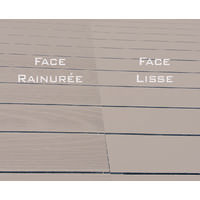 Kit complet 25 m² terrasse composite beige