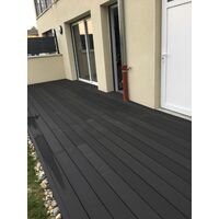 Kit complet 20 m² terrasse wpc Anthracite