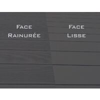 Kit complet 20 m² terrasse wpc Anthracite