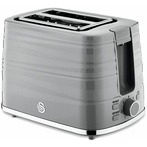 Swan symphony grey store kettle and toaster