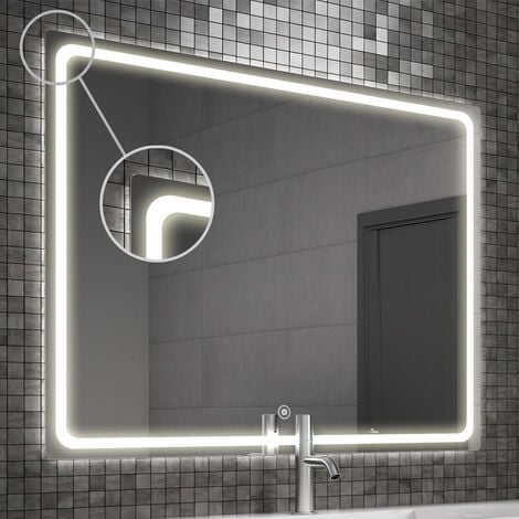 Smart Google Miroir Avec Lumiere LED L01 - Artforma