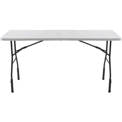 Mesa Plegable Negra 180 cm