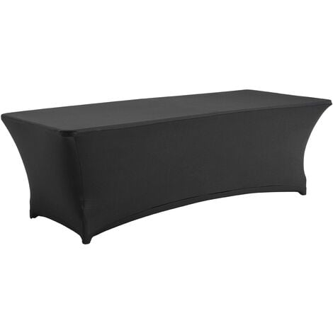 Mesa alta plegable negra de 110x80 cm