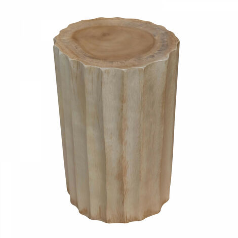 Taburete de madera maciza de suar