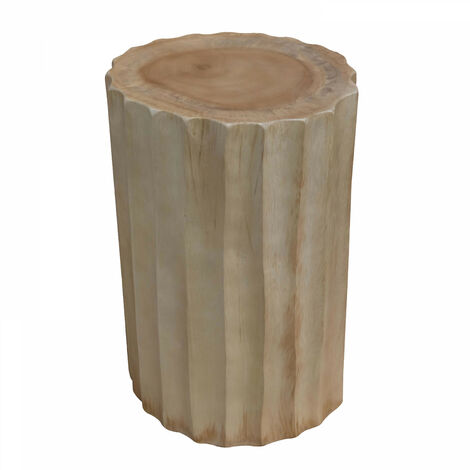 Taburete de madera maciza de suar