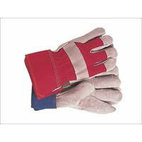 Town & Country - TGL106M General Purpose Navy/Red Gloves Ladies' - Medium