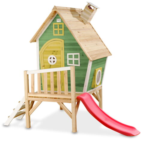 Maisonnette en bois pour enfants Fantasia 300 Vert - Exit Toys