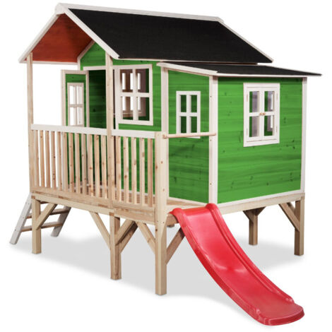 Maisonnette en bois EXIT Loft 350 - vert