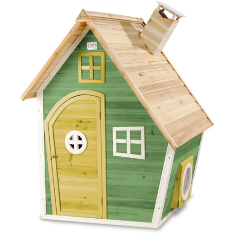 Maisonnette en bois pour enfants Fantasia 100 Vert - Exit Toys