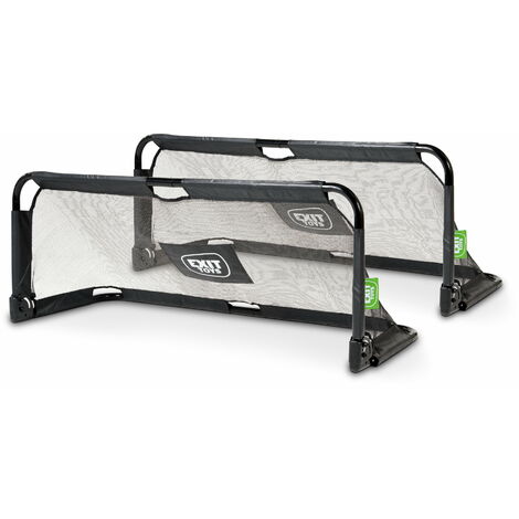 Buts de football en acier EXIT Panna 150x60cm (lot de 2) - noir (1/5)