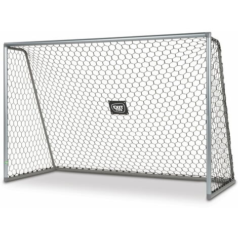 But de football en aluminium EXIT Scala 300 x 200 cm - argent mat