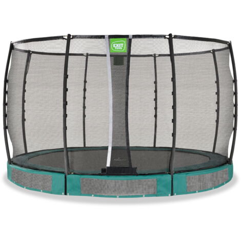 Trampoline enterré EXIT Allure Premium ø366cm - vert (1/5)