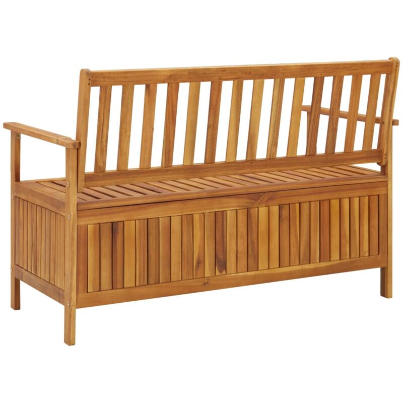 Banc de Jardin Naturel en Bois d'Acacia 120 cm a…