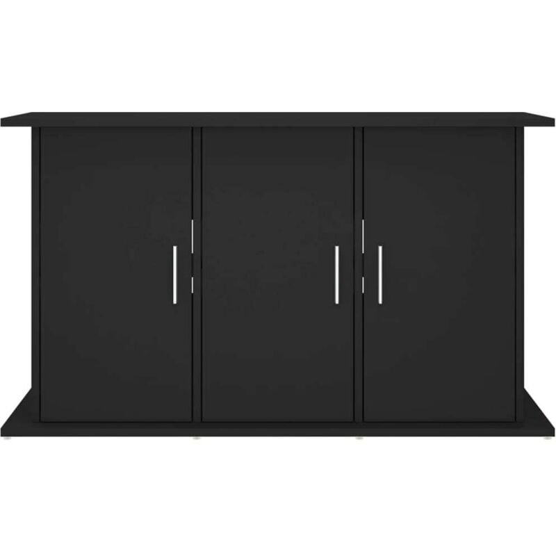 Support pour aquarium noir 101x41x58 cm bois d'ingénierie 3