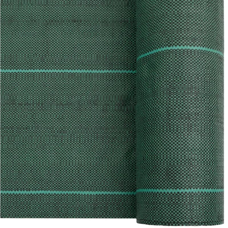 Membrane anti-mauvaises herbes noir 4x10 m PP vidaXL | Leroy Merlin Membrane anti-mauvaises herbes noir 4x10 m PP vidaXL | Leroy Merlin